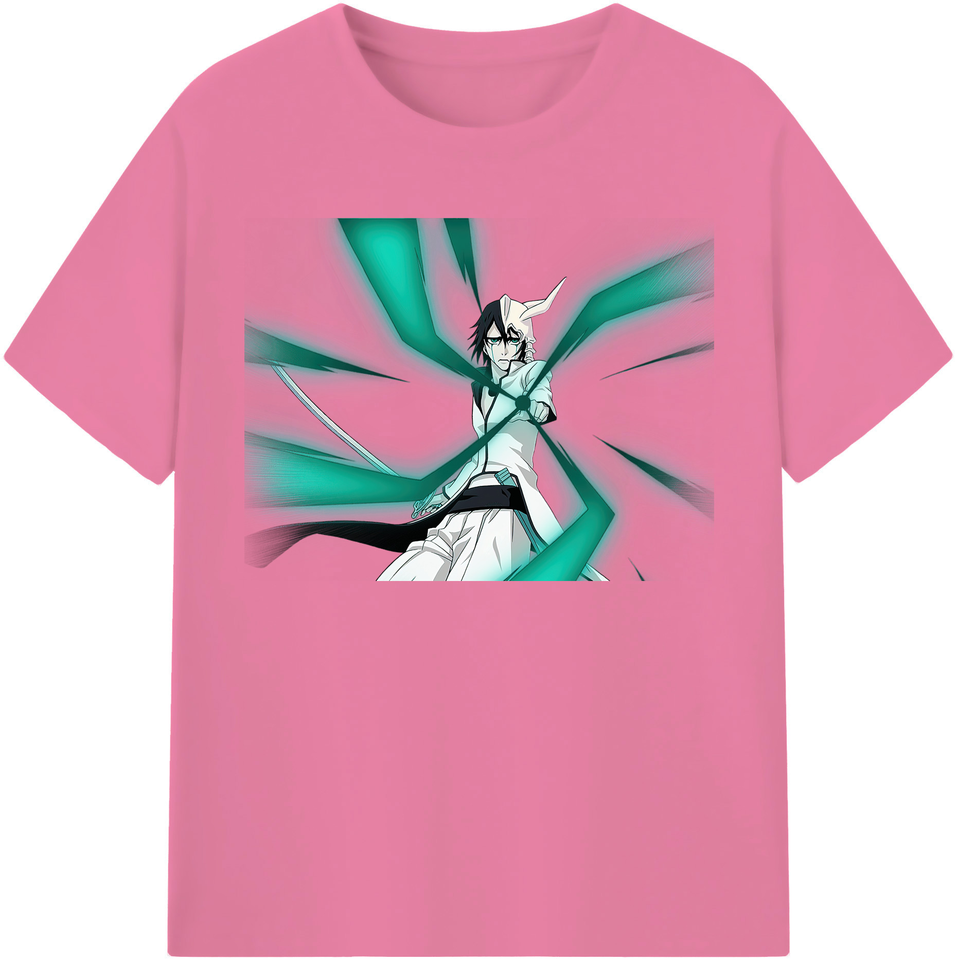 （画像用） ブリーチ ウルキオラ·シファー BLEACH Ulquiorra cifer 綿100％半袖Tシャツ（フロントプリント）